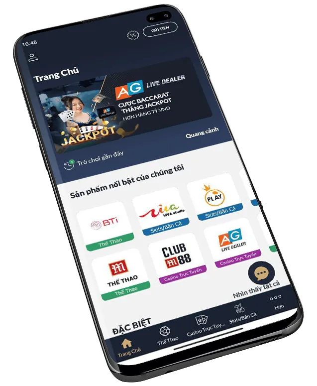 Giao diện ứng dụng manclup app thân thiện với người dùng